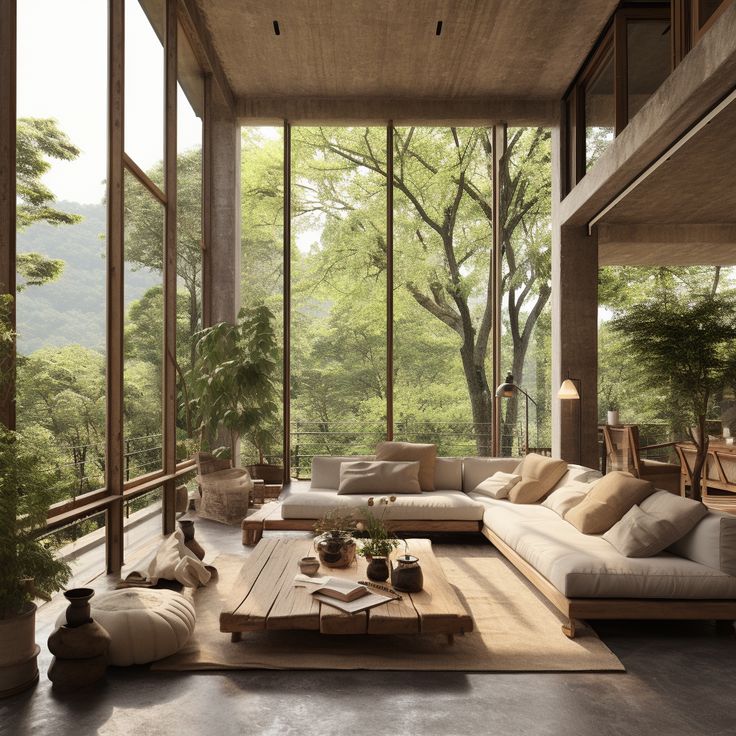 Modern Floor-to-Ceiling Windows